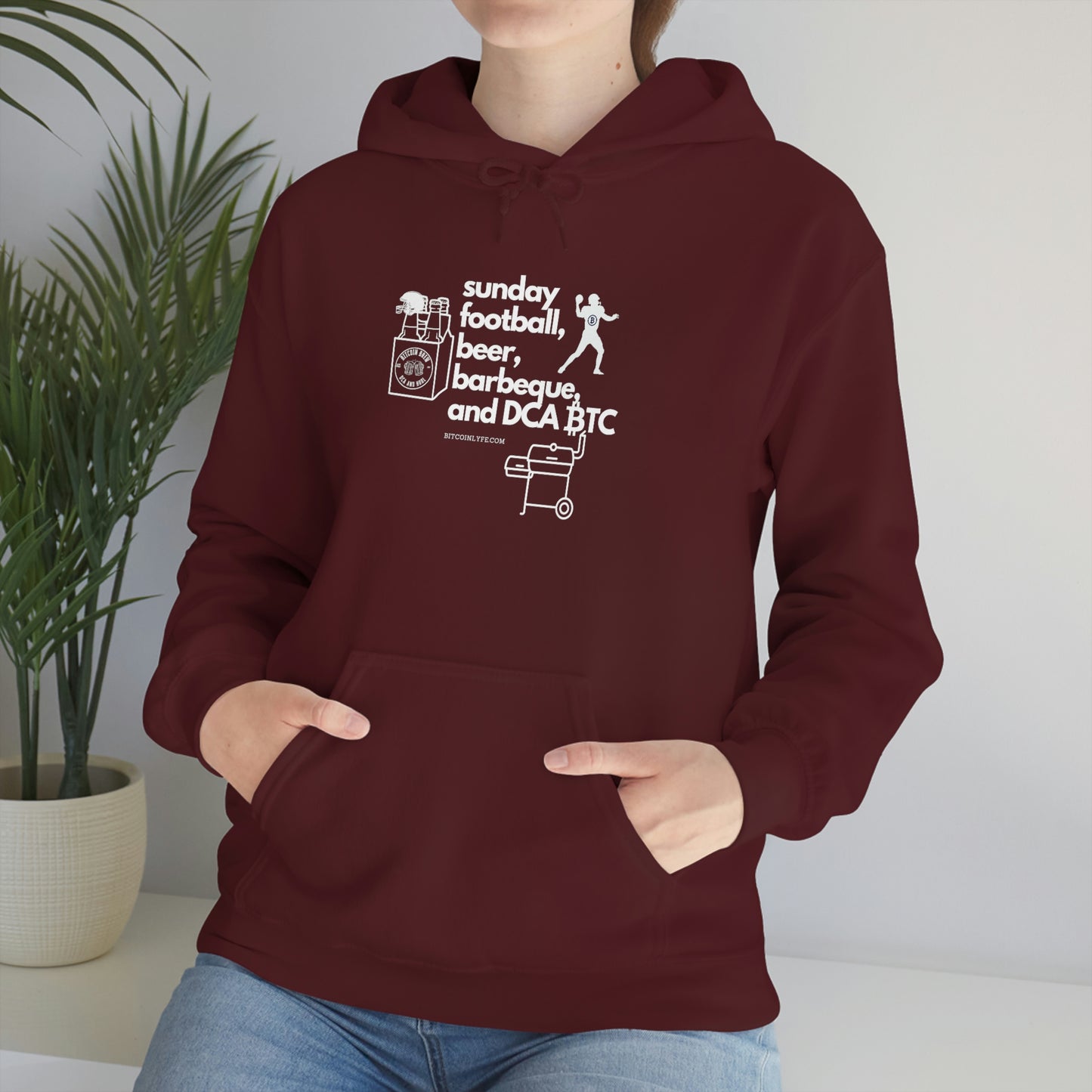 BBQ and DCA BTC Hooded Sweatshirt