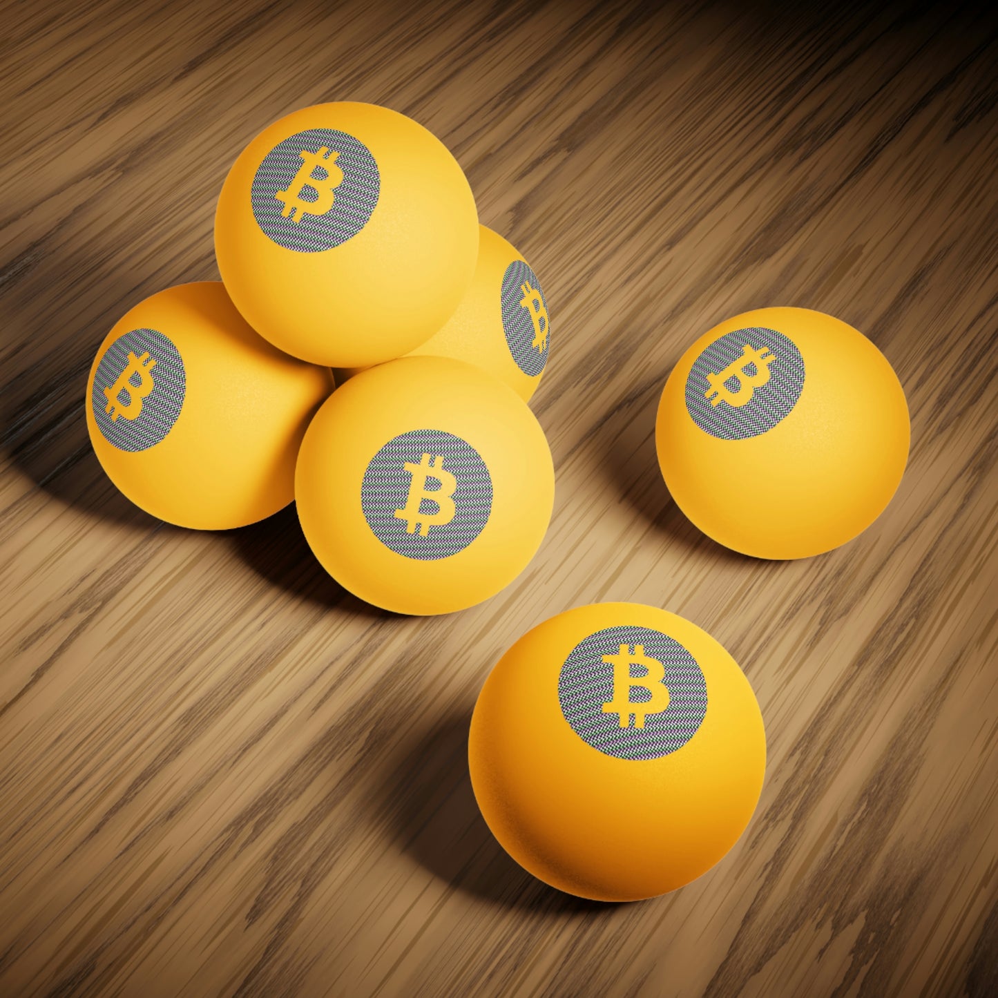 Bitcoin Ping Pong Balls, BTC6