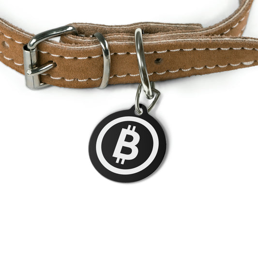 Bitcoin Pet Tag, BTC4