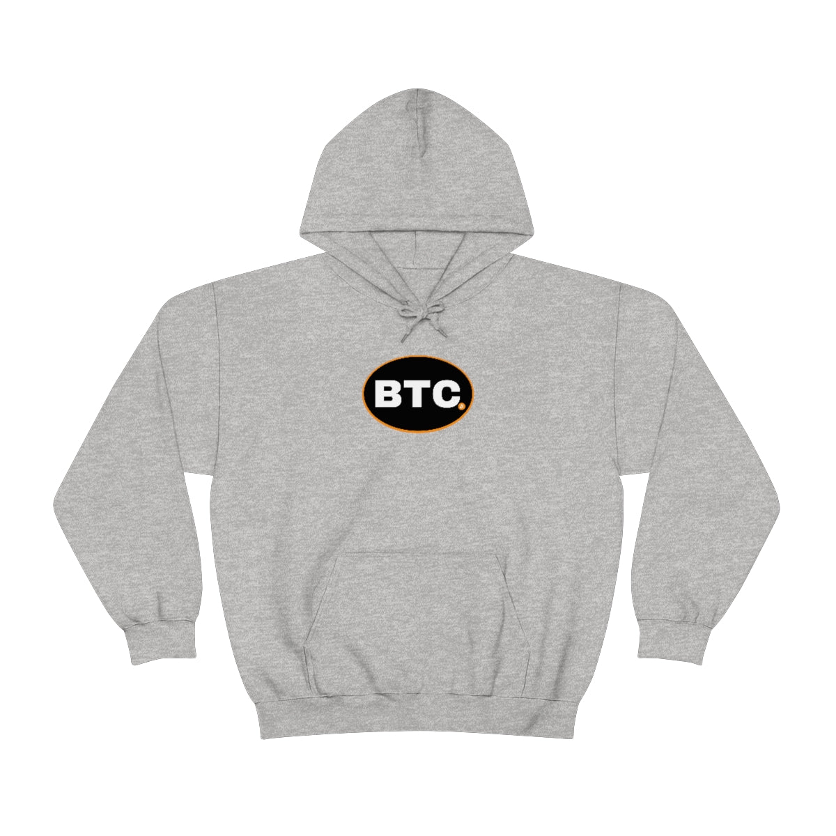 Bitcoin Oval #3 Hoodie, Blackout Version