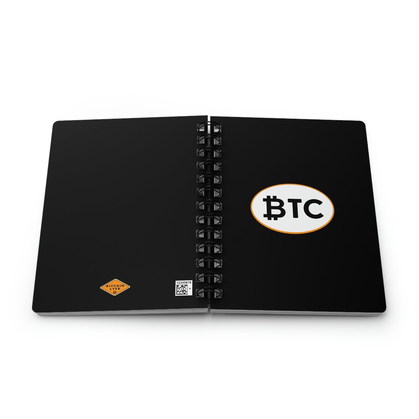 Bitcoin Oval #4 Spiral Bound Journal