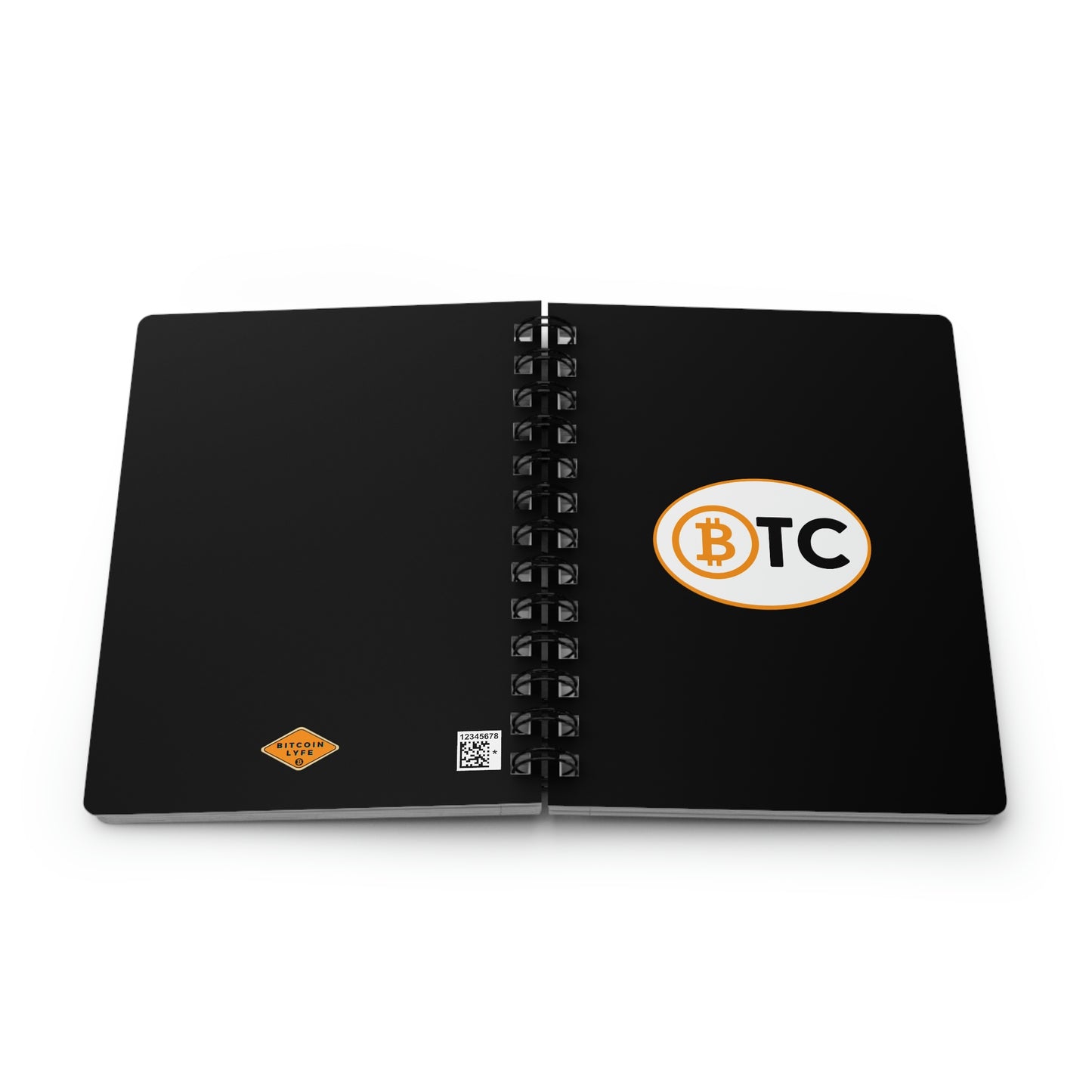 Bitcoin Oval #5 Spiral Bound Journal