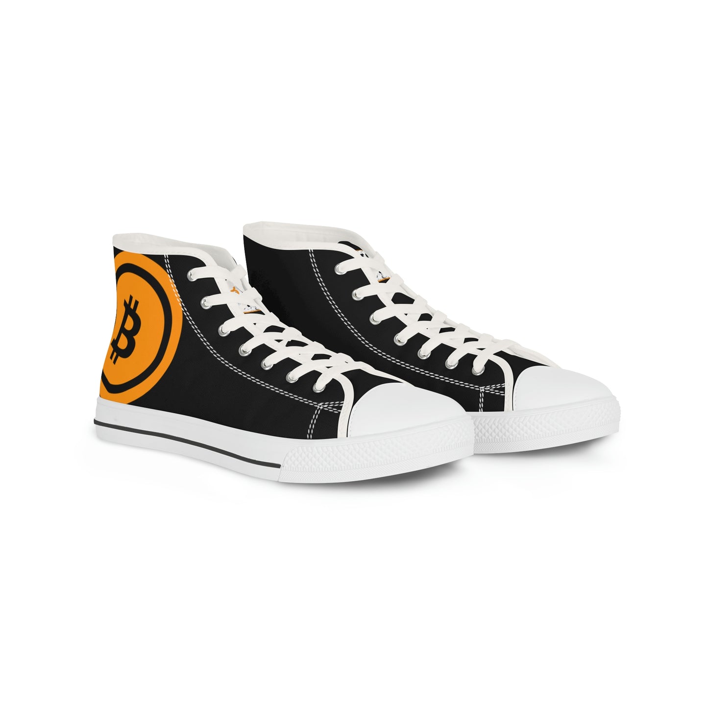 Bitcoin Men's High Top Sneakers, BTC5