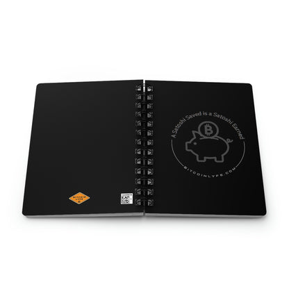 Bitcoin LYFE Spiral Bound Journal, Satoshi Saved