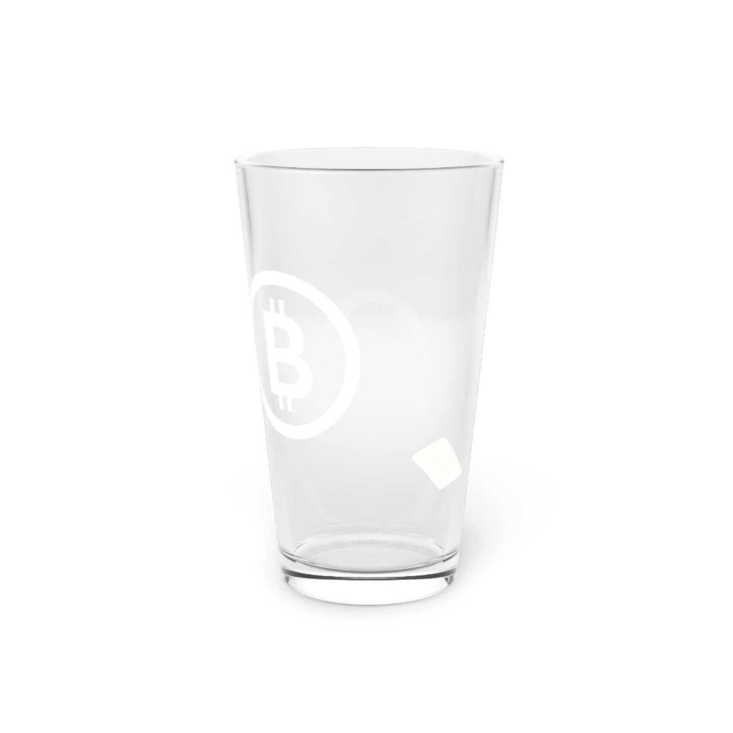 Bitcoin Pint Glass, BTC4