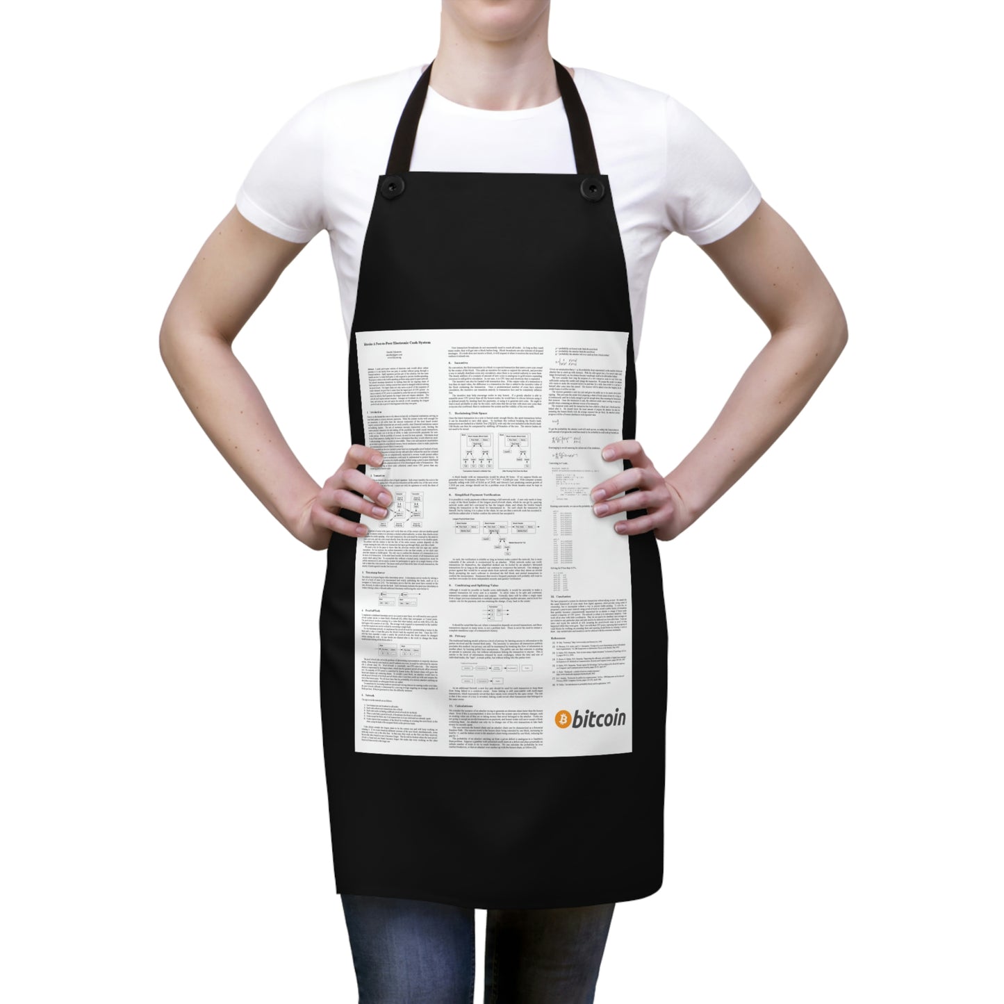 Bitcoin White Paper Apron