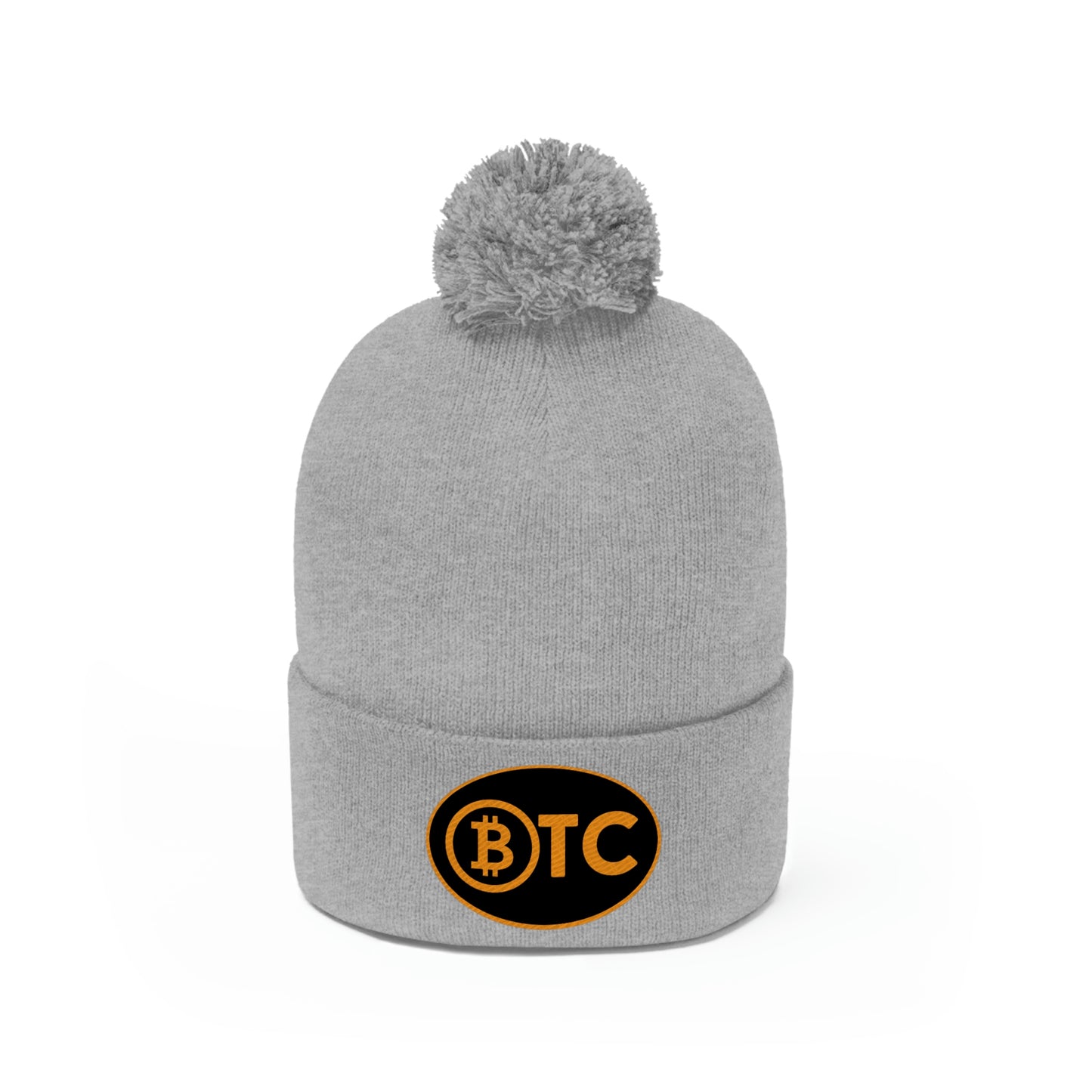 BTC Oval #5 Pom Pom Beanie