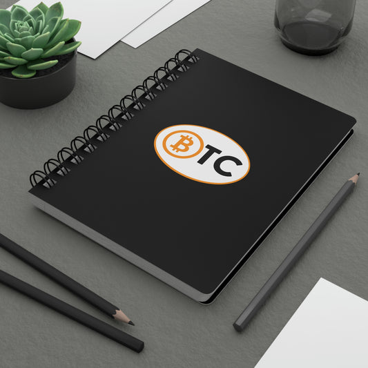 Bitcoin Oval #5 Spiral Bound Journal