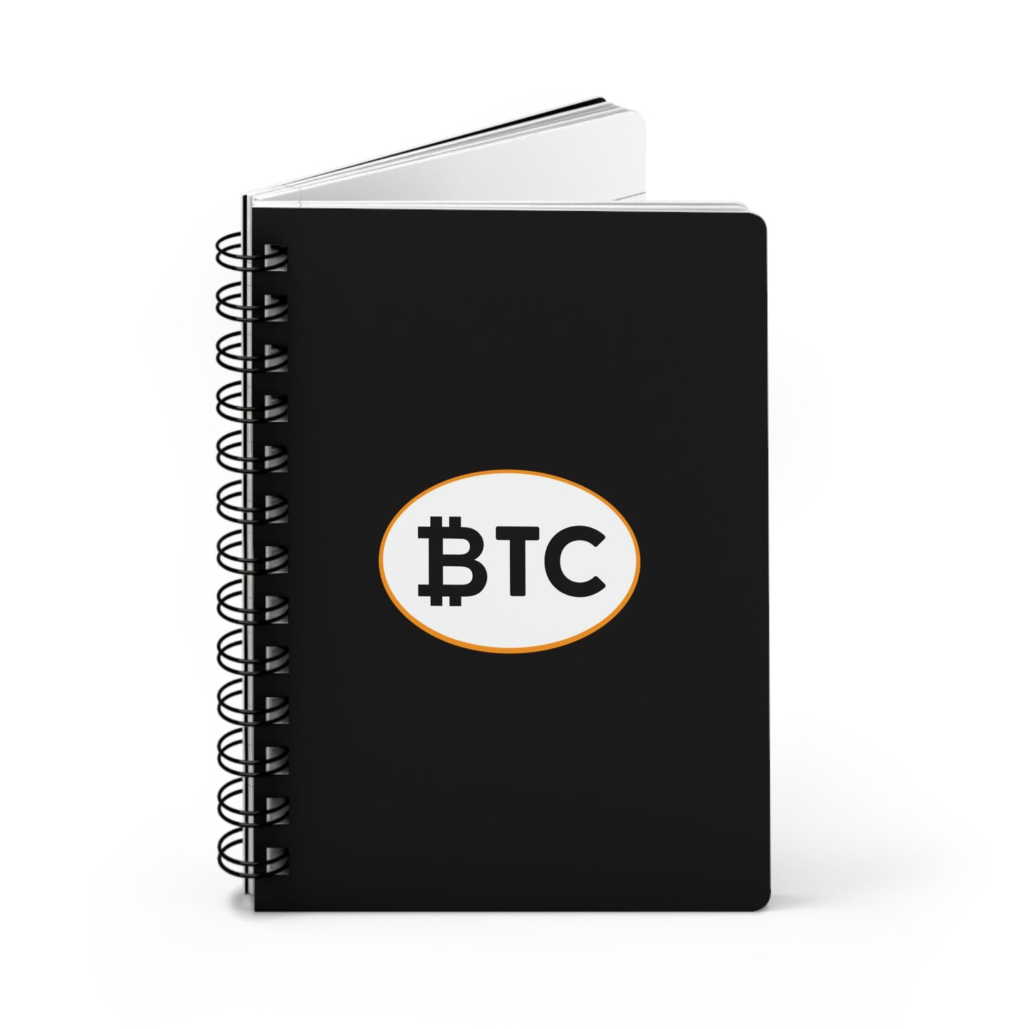 Bitcoin Oval #4 Spiral Bound Journal