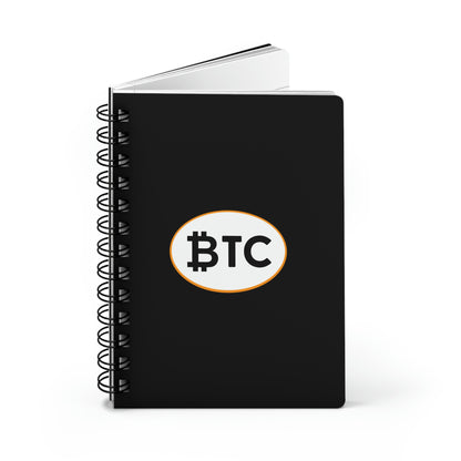 Bitcoin Oval #4 Spiral Bound Journal