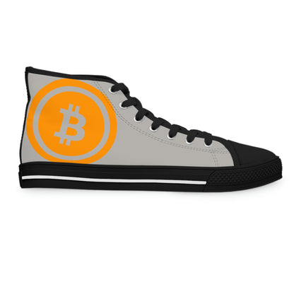 Bitcoin Women's High Top Sneakers, BTC5