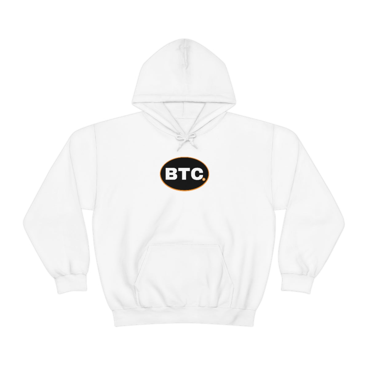 Bitcoin Oval #3 Hoodie, Blackout Version