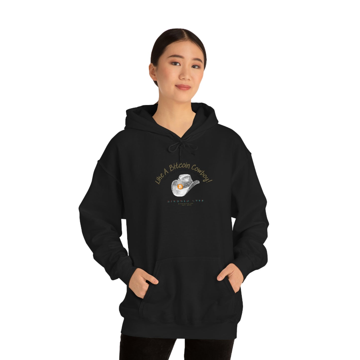 Bitcoin LYFE Cowboy Hoodie