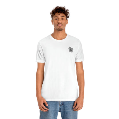 The B Apple Short Sleeve T-Shirt  (Upper Left Subtle)