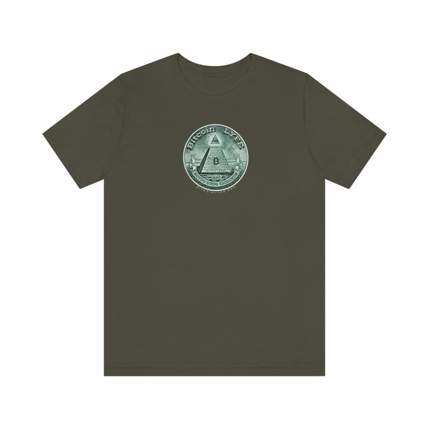 Bitcoin LYFE Pyramid T-Shirt