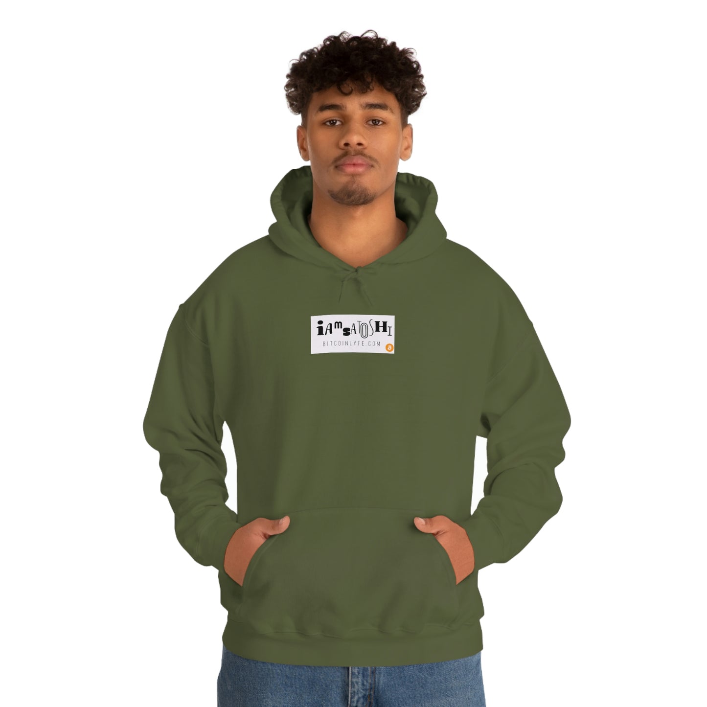 I am Satoshi Hooded Sweatshirt - Two