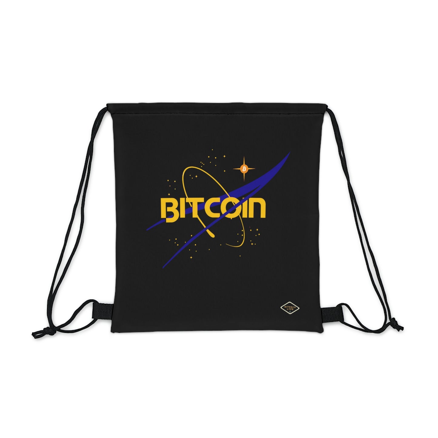 B in Space2 Outdoor Drawstring Bag