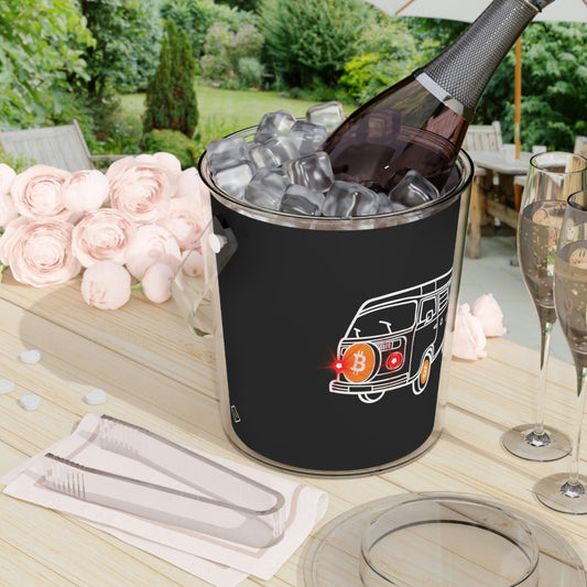 BW Van Ice Bucket with Tongs