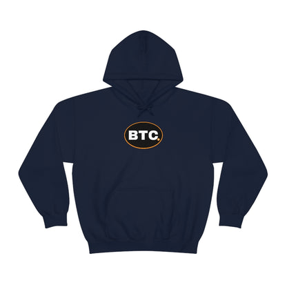 Bitcoin Oval #3 Hoodie, Blackout Version