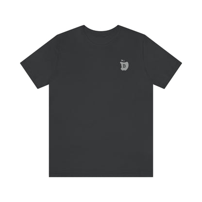 The B Apple Short Sleeve T-Shirt  (Upper Left Subtle)