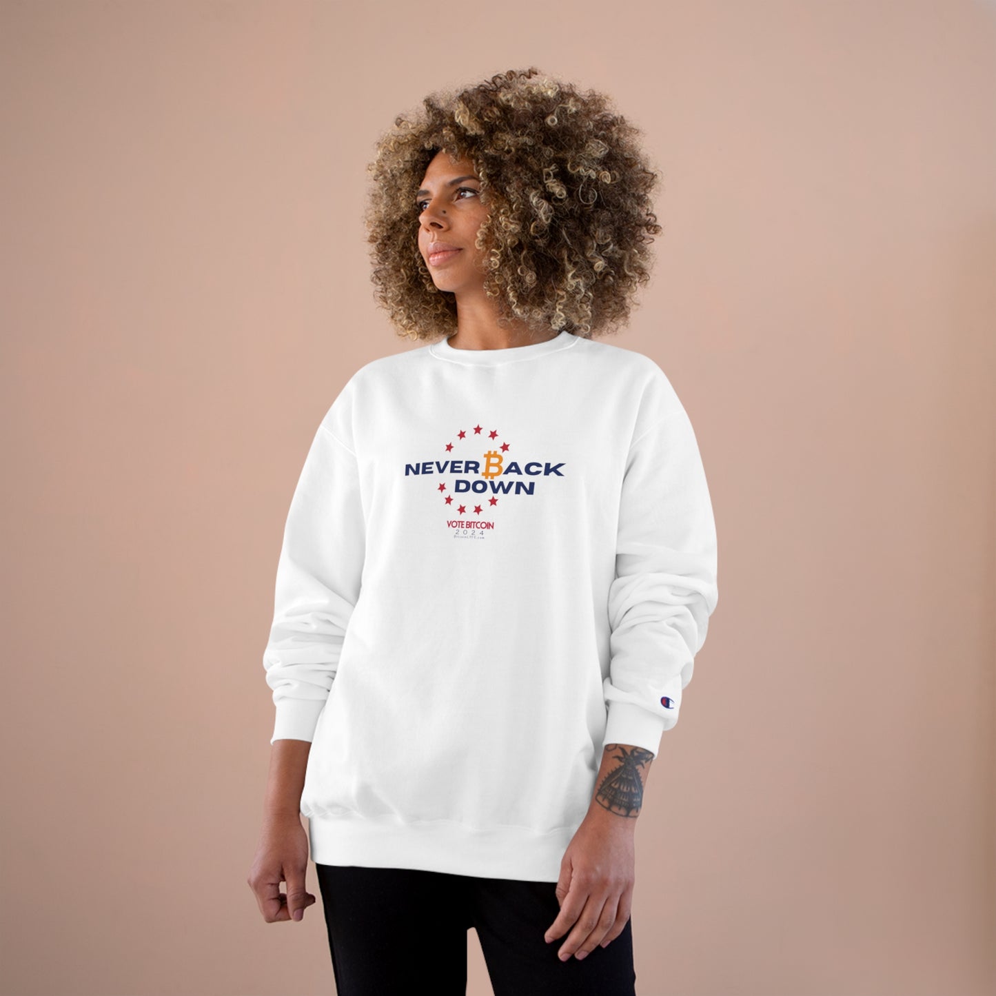 Vote - Bitdesan Champion Sweatshirt