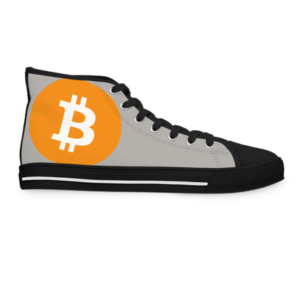 Bitcoin Women's High Top Sneakers, BTC2