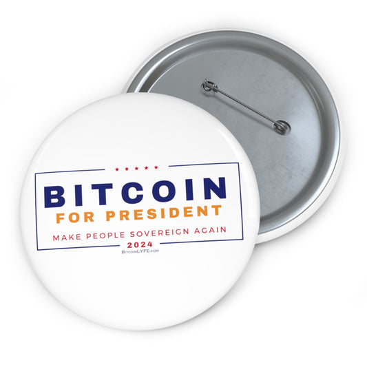 Vote - Bit...Sovereignty Pin Buttons