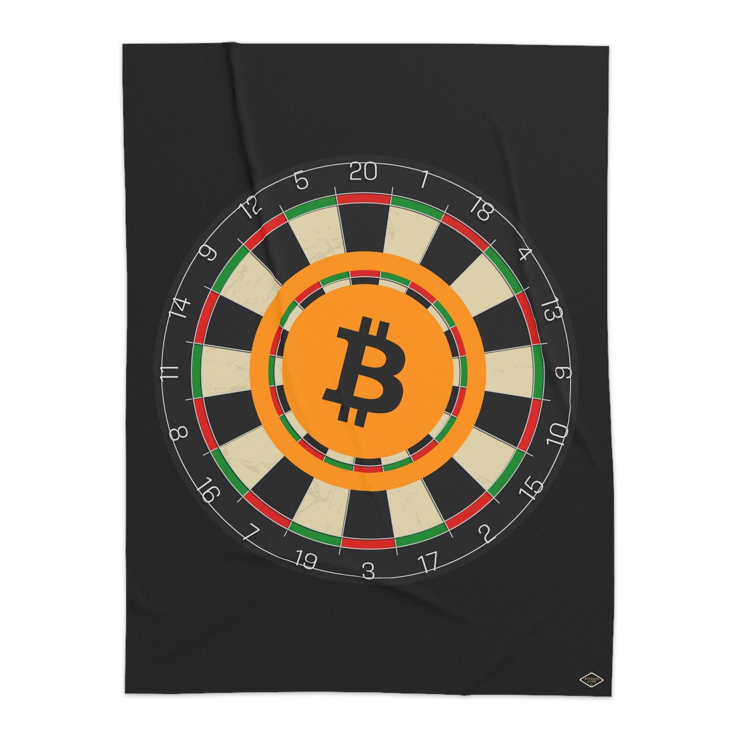 B Marks the Spot Sherpa Blanket