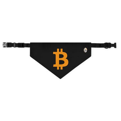 Bitcoin Pet Bandana Collar, BTC3