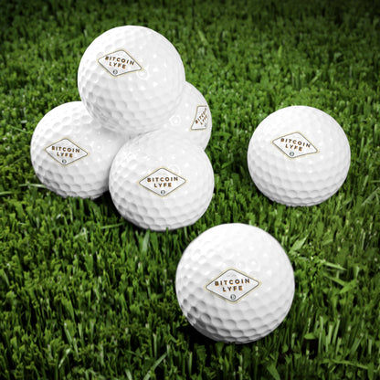 Bitcoin LYFE (Transparent) Golf Balls