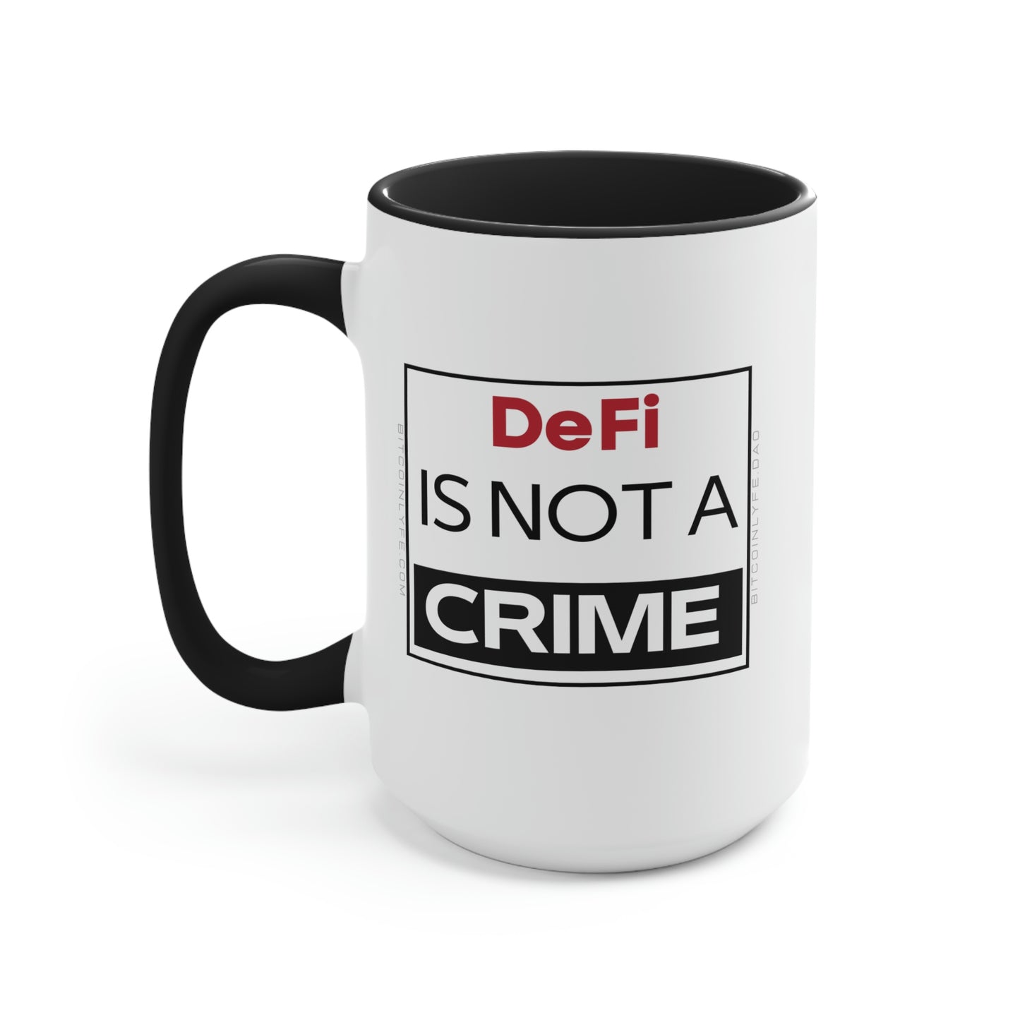 DeFi is Not a Crime Mug, 15oz