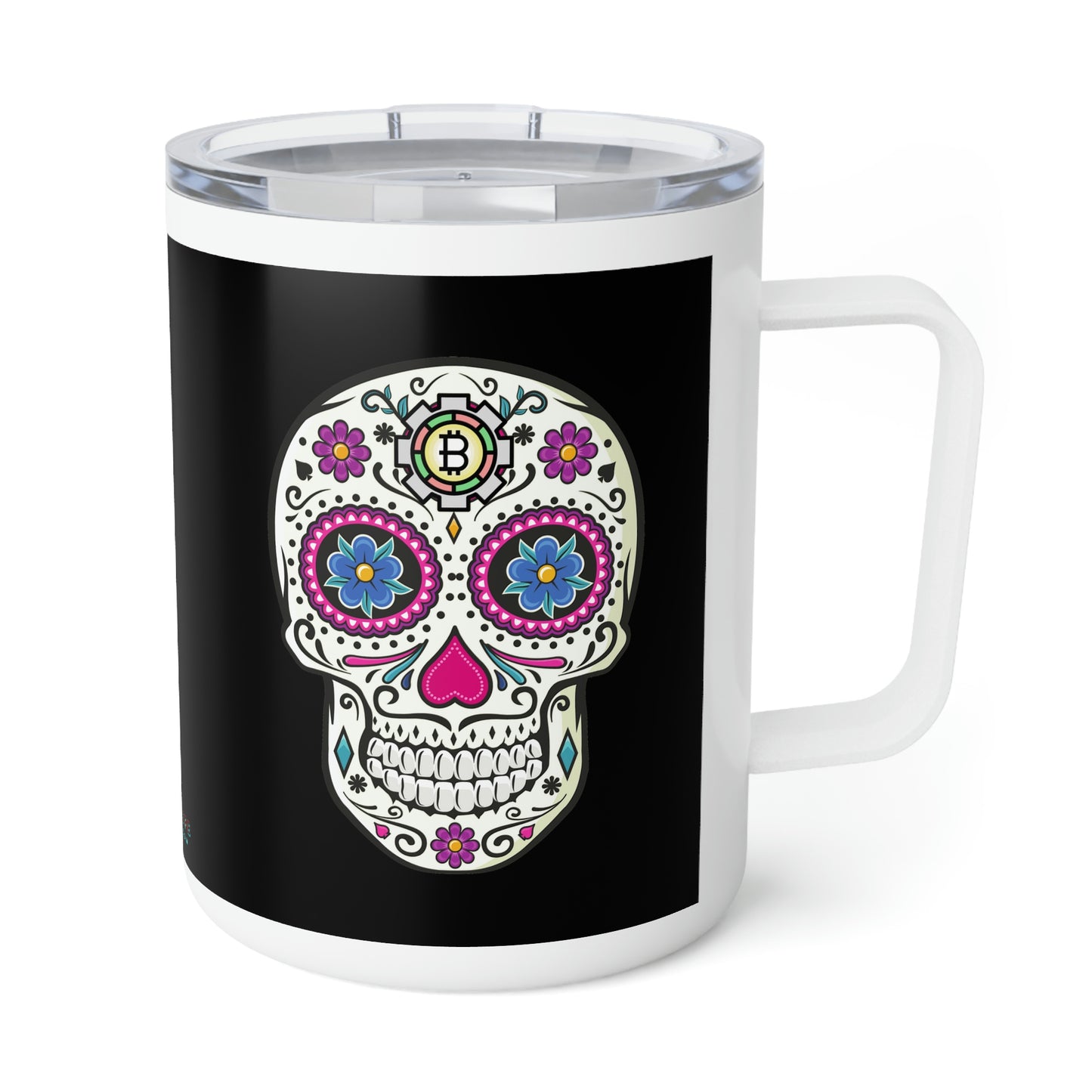 Día de los Muertos BTC 10oz Insulated Coffee Mug, Once