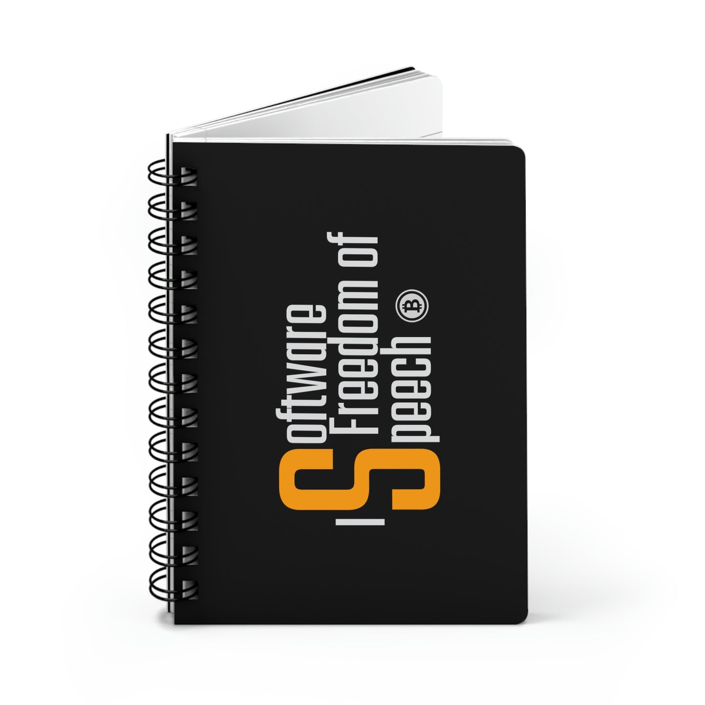 Bitcoin LYFE Spiral Bound Journal, SW Free Speech