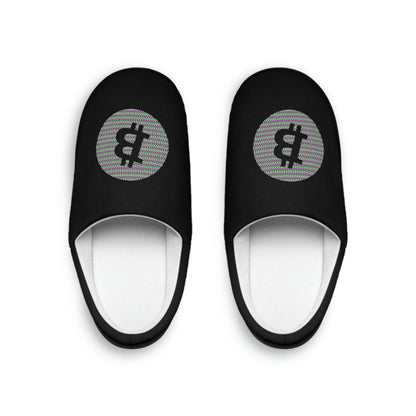 Bitcoin Men's Indoor Slippers, BTC6