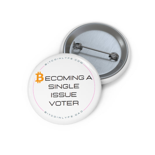 Single Issue Voter 2 Pin Buttons