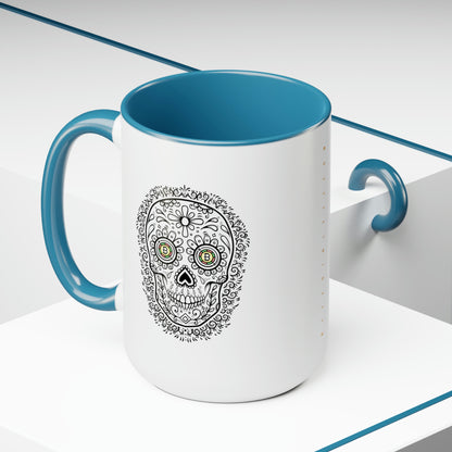 Día de los Muertos 15oz Mug, Tres