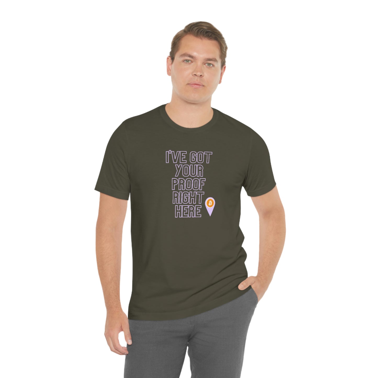 BTC Proof Right Here #2 T-Shirt