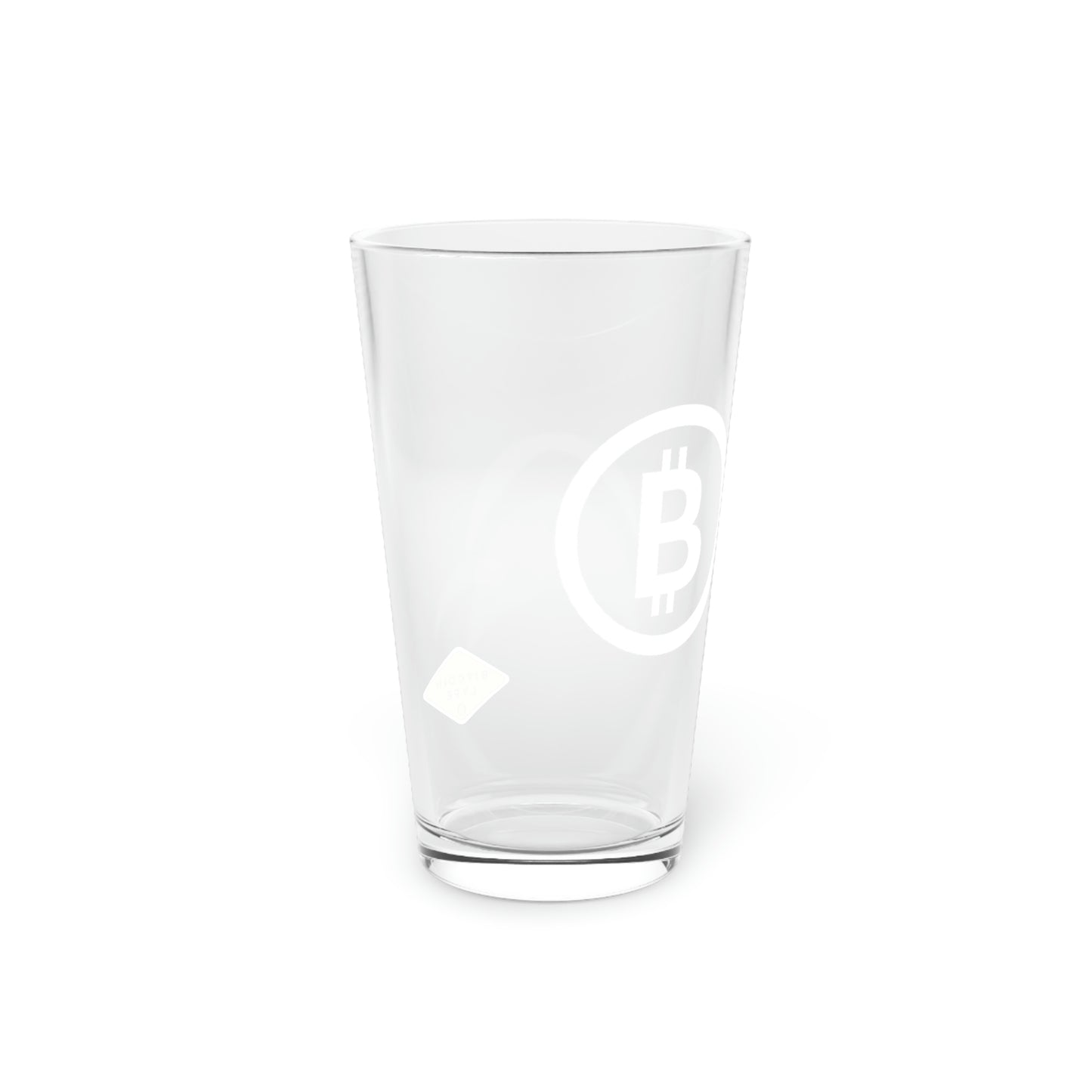 Bitcoin Pint Glass, BTC4