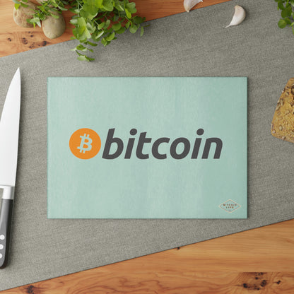 Bitcoin Glass Cutting Board, BTC1