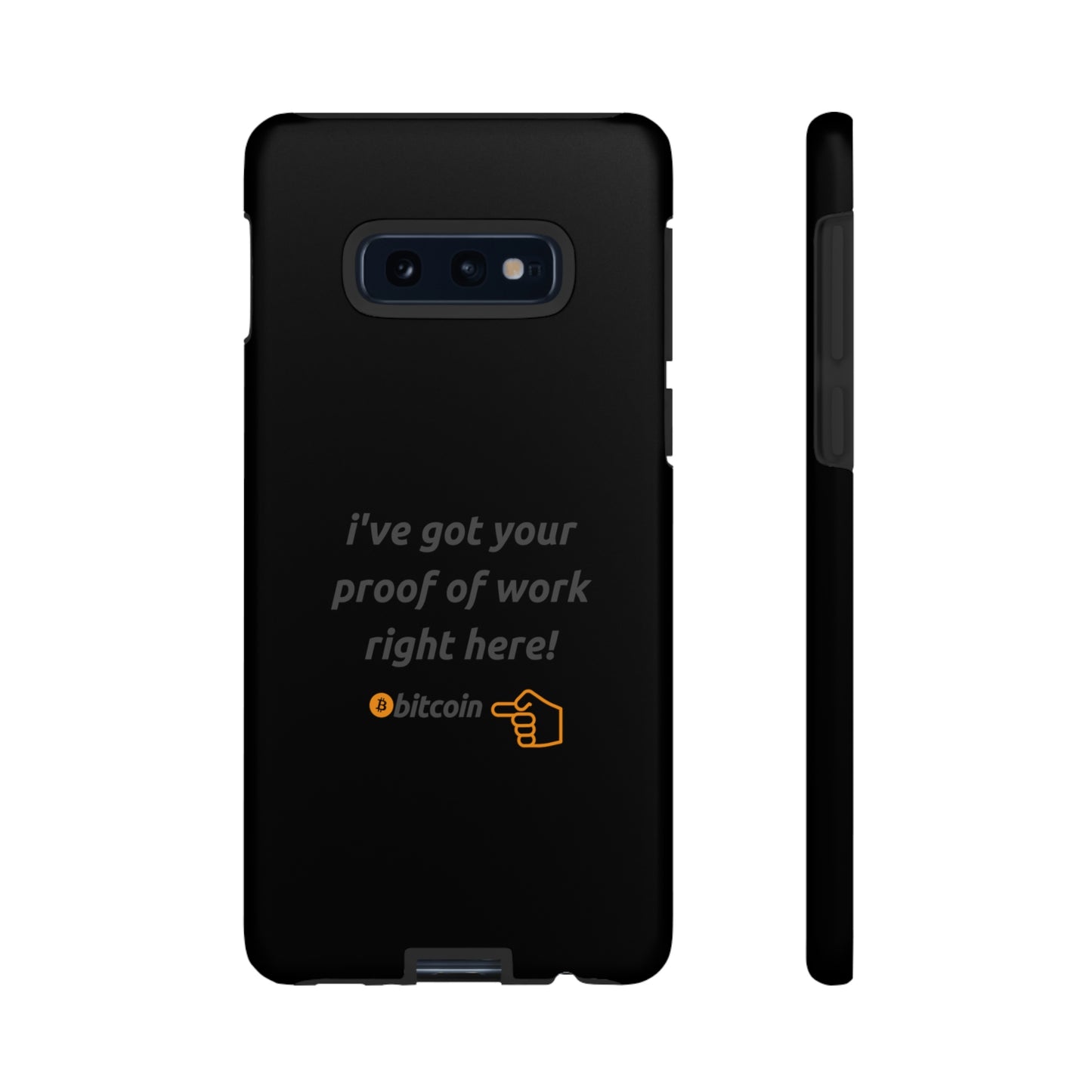 Tough Phone Case - BTC Proof Right Here #4