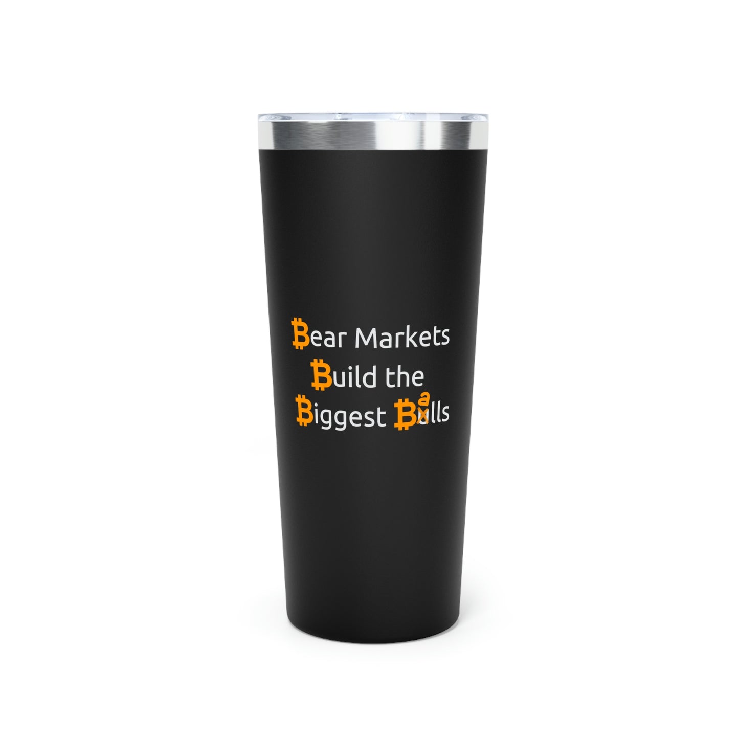 Bitcoin LYFE Bear Market Balls Tumbler, 22oz