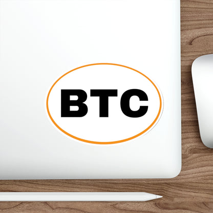 BTC #2 Oval Stickers