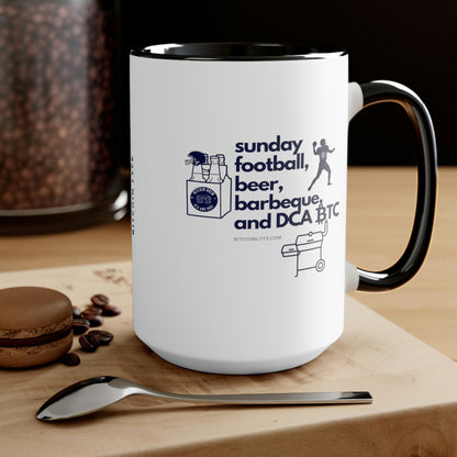 BBQ and DCA BTC Mug, 15oz