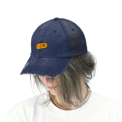 Orange Pill #2 Trucker Hat