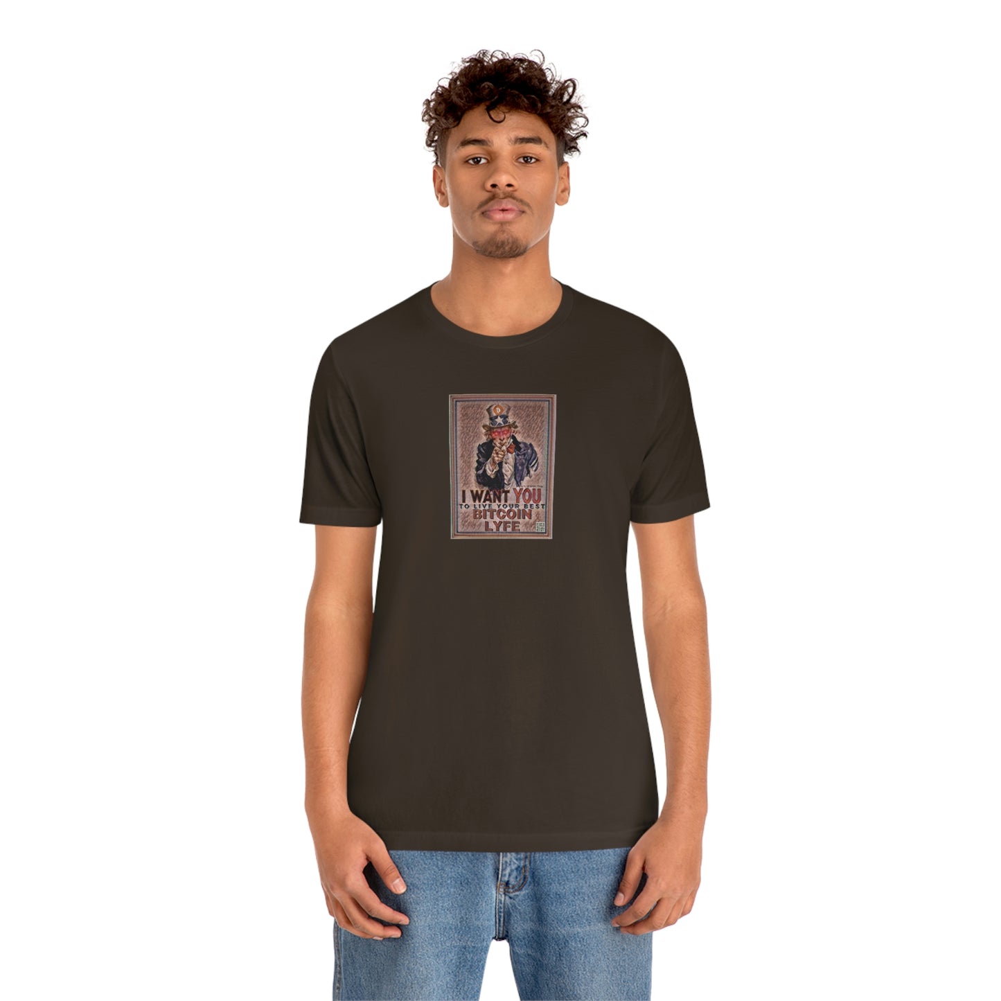 Bitcoin LYFE Uncle Sam T-Shirt