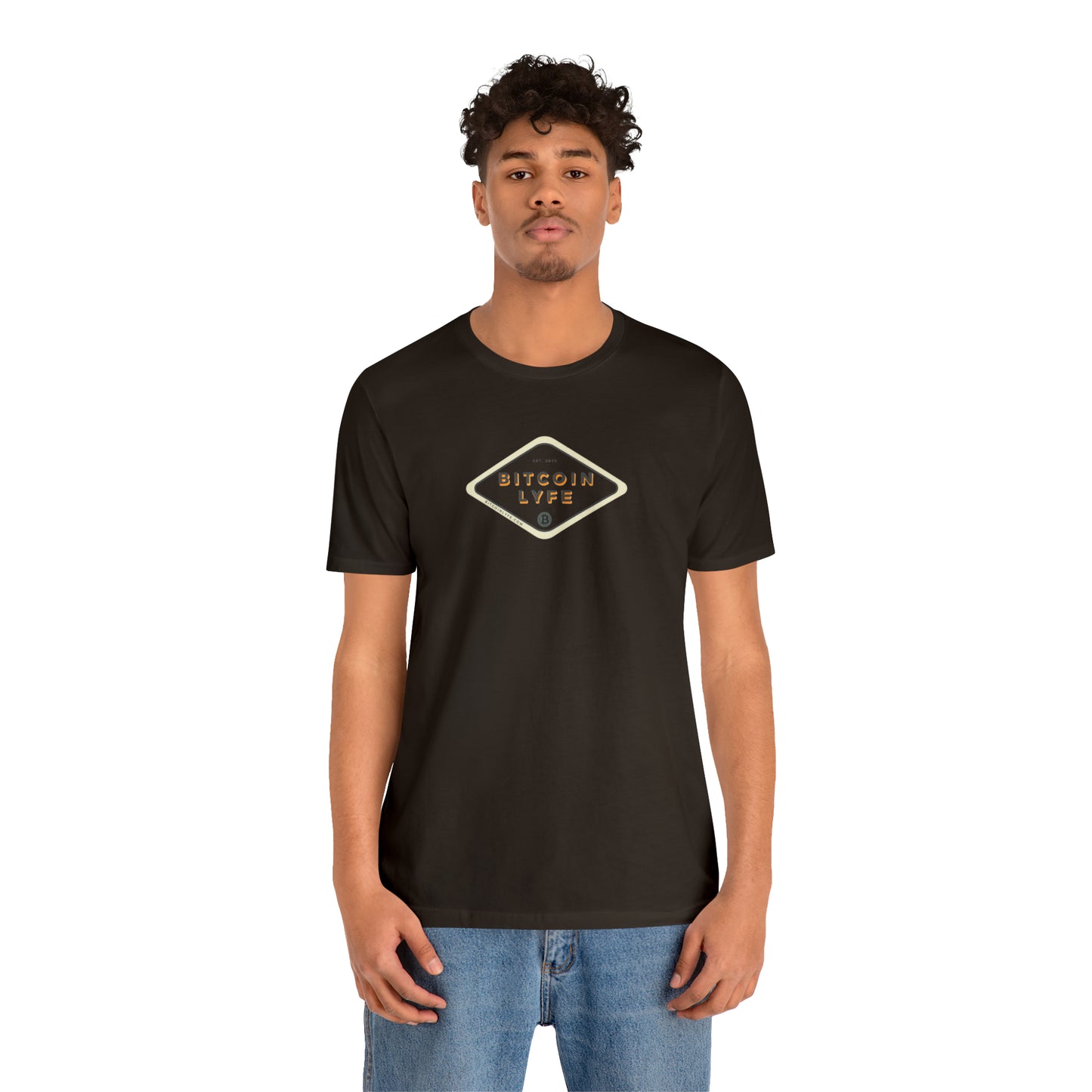 Bitcoin LYFE (Transparent) Short Sleeve T-Shirt