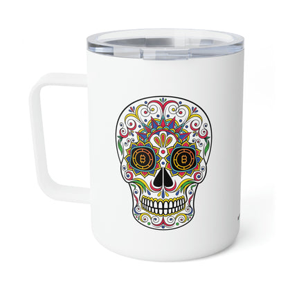 Día de los Muertos BTC 10oz Insulated Coffee Mug, Catorce