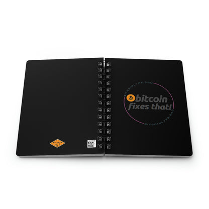 Bitcoin LYFE Spiral Bound Journal, BTC Fixes That