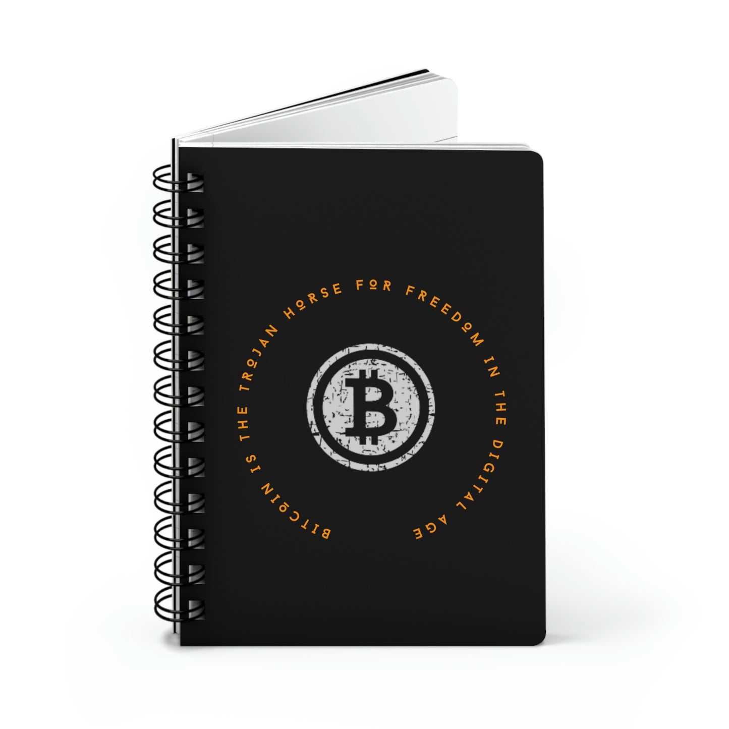 Bitcoin LYFE Spiral Bound Journal, Trojan Horse