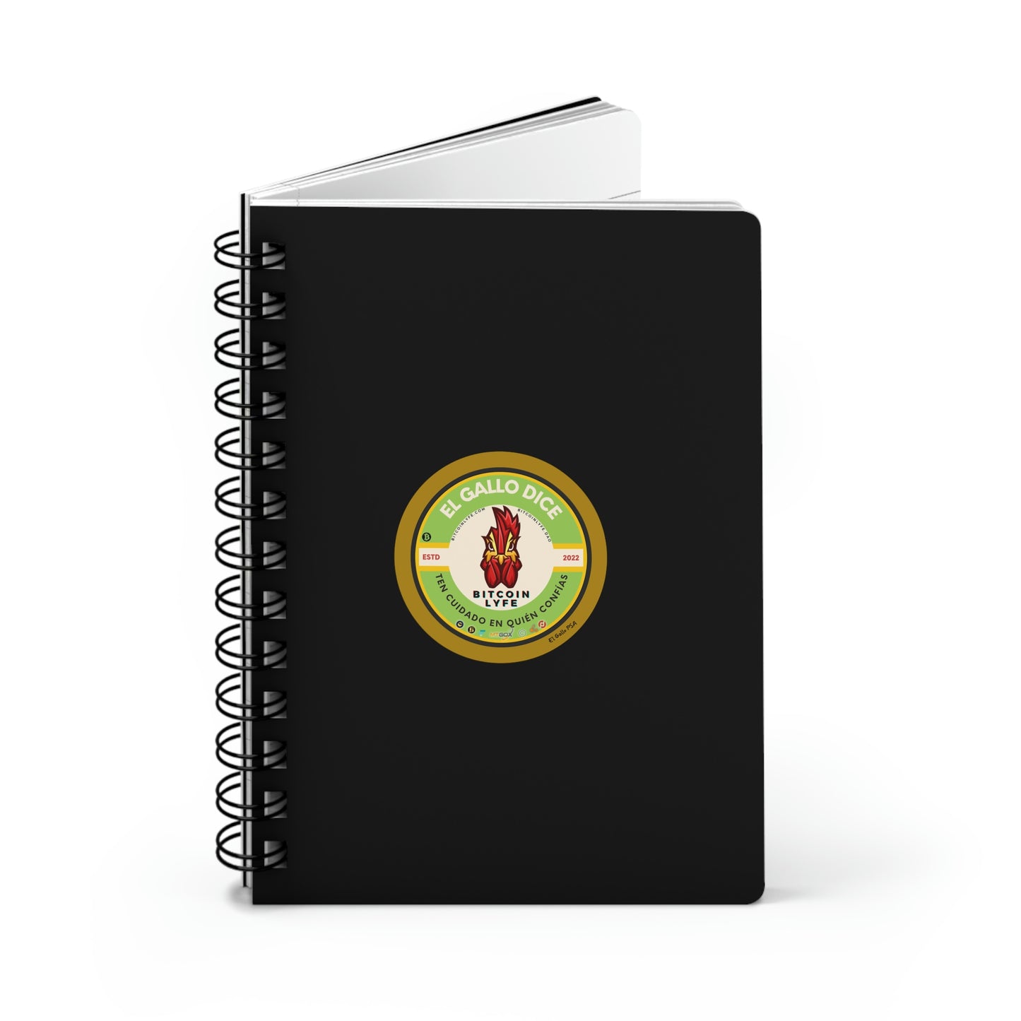 El Gallo PSA Spiral Bound Journal, Cuidado